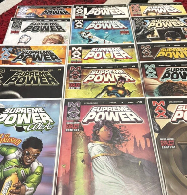 Supreme Power Comic lot of (15) Complete Series Full Set of All #1-15 Marvel