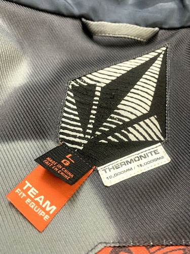 Women's Volcom Logo Insulated Thermonite 15,000mm Sz Large Snowboard Ski Jacket - Picture 6 of 12