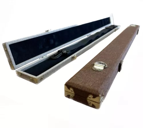 *BLEM*SKY Wood Bow Case Brown/Grey for One(1) Violin/Viola Bow Strong (Oxidized)