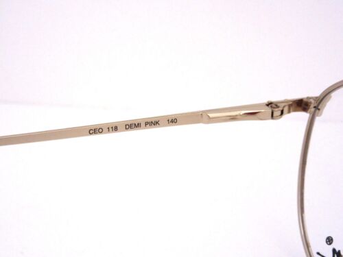 MARCHON CEO 118 rosa und goldene Damen-Brillengestell Made in France Neu aus altem Lagerbestand - Bild 5 von 6