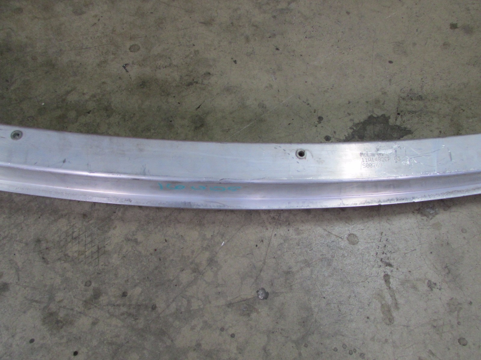 McLaren MP4-12C, Rear Bumper Reinforcement, Used, P/N 11A1482CP