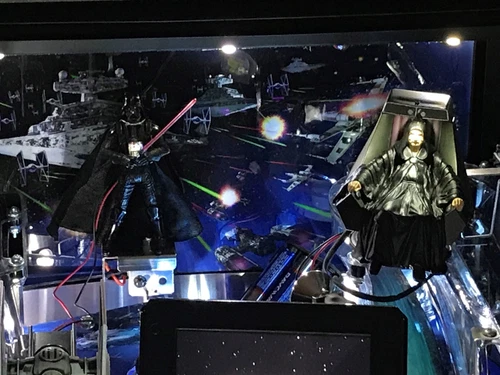 Star Wars SW Pinball Machine EMPEROR PALPATINE LED mod stern