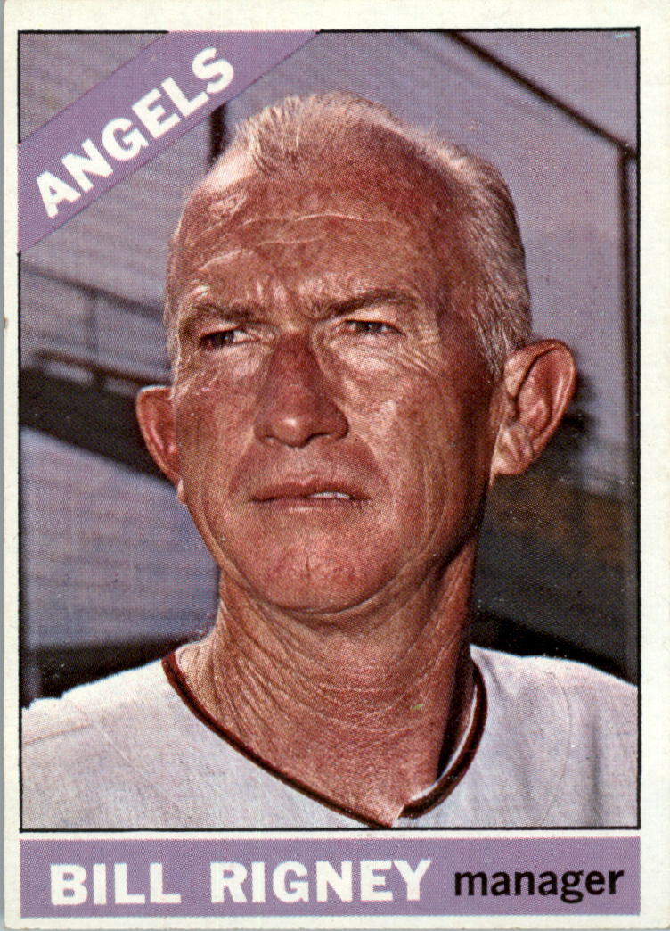 1966 Topps #249 Bill Rigney MG - EX