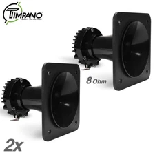 2x Timpano 1" Exit Neodymium Horn Driver Car Audio TPT-DH100 360 Watts 8 Ohm