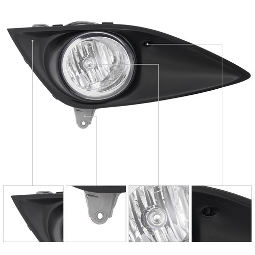 Fog Light Assembly Replacement For Hyundai Veloster Turbo Left Side 2013-2016 - Picture 6 of 16