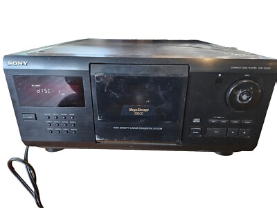 Sony CDP-CX205 200-Disc Mega Storage CD Carousel Changer Player No Remote Read!
