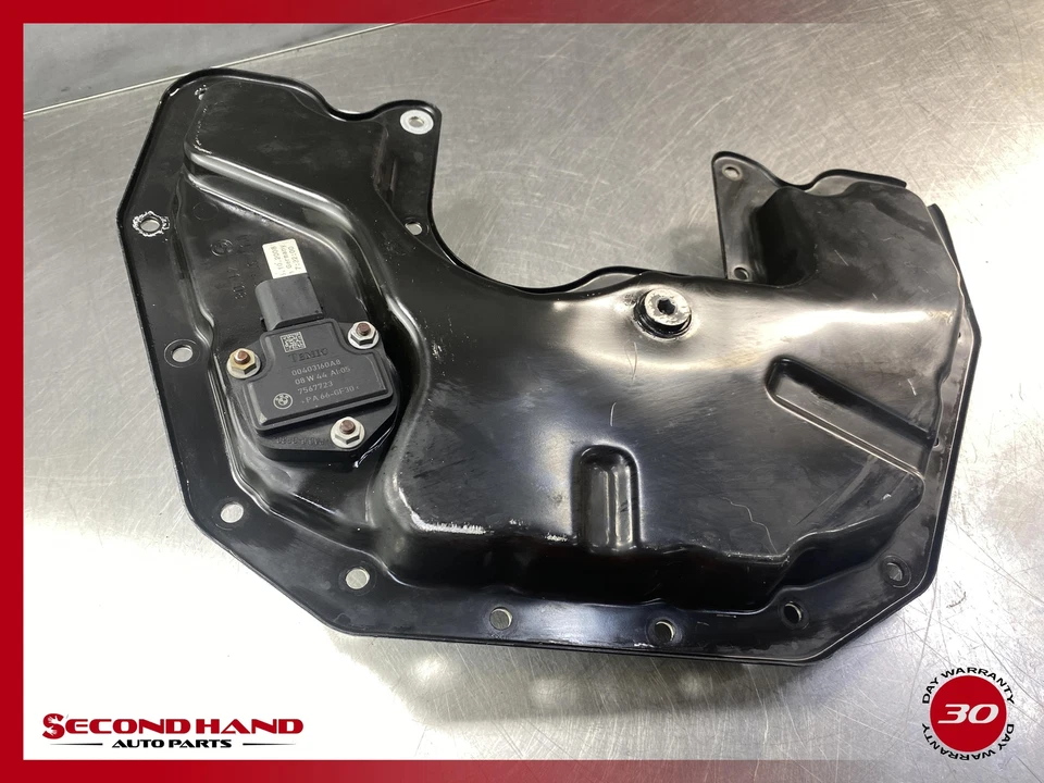 06-10 BMW 650I 645i 550I 750I N62 - Engine Lower Bottom OIL PAN 7509724 - Image 3 of 4