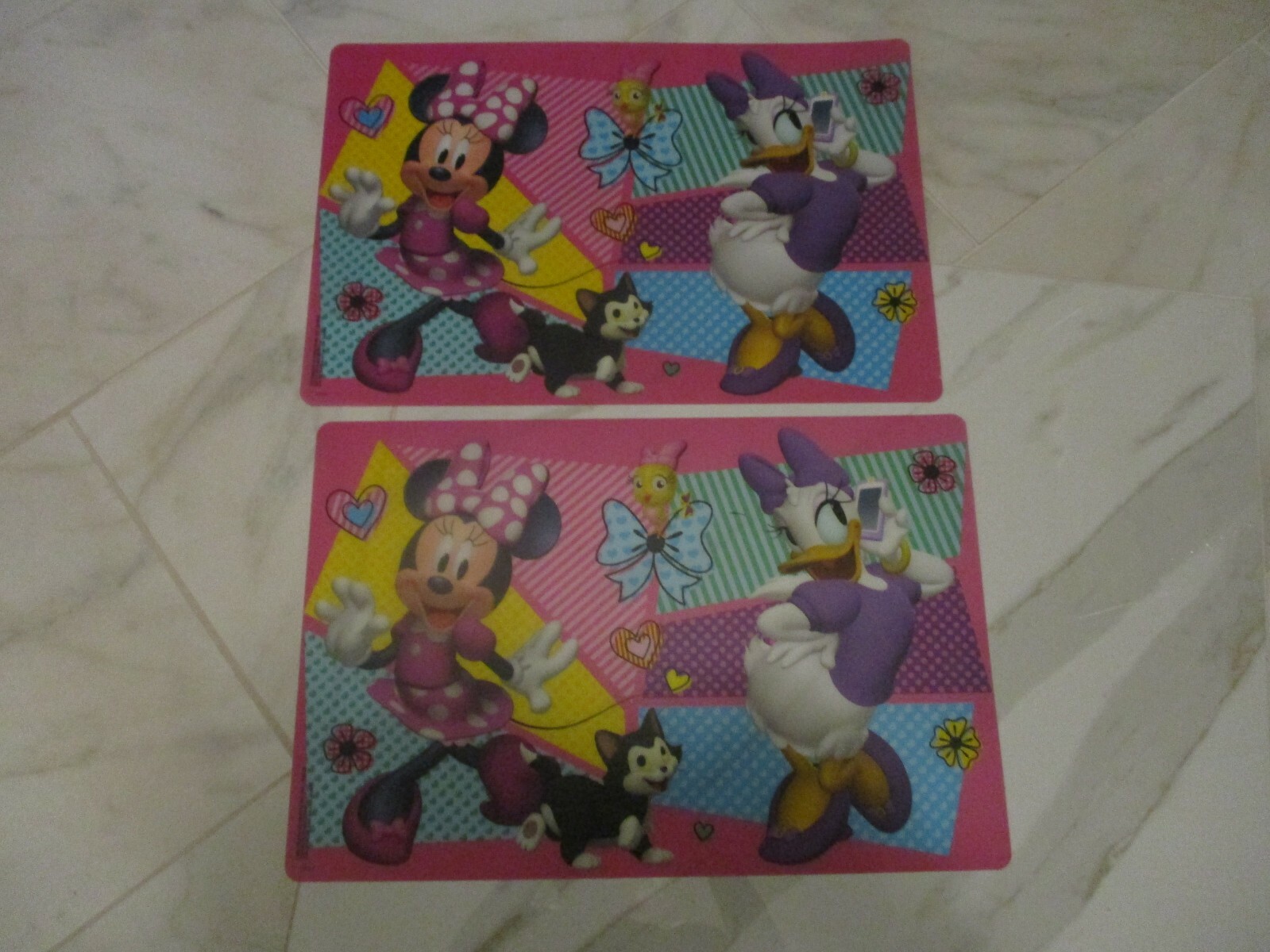 2X DISNEY PLACEMATS FOR ONE PRICE PLASTIC FREE SHIPPING eBay