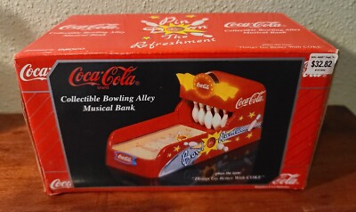 1999 Enesco Coca Cola Bowling Alley Musical Bank | eBay