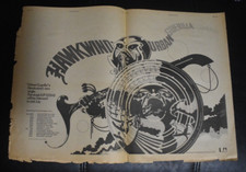 Hawkwind double page rock and roll newspaper ad. Urban Guerilla 1973 LEMMY