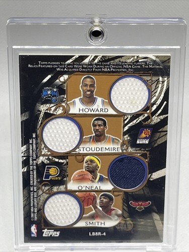 2006-07 Luxury Box Relics 8 Bronze Kobe Bryant Kevin Garnett Tracy McGrady /19 - Picture 4 of 4