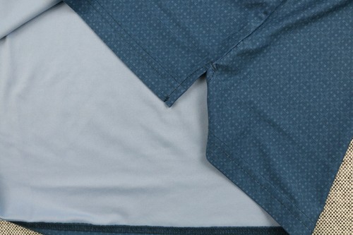 Hickey Freeman Men’s Polo Shirt Blue Size L Active Stretch UPF 30+ Wicking NWT - Picture 6 of 15