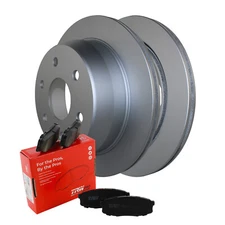 Rear Brake Kit 325mm Rotors TRW Pro Ceramic Pads For Silverado Sierra 1500 Tahoe