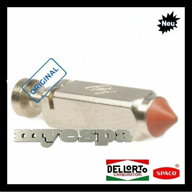 Vespa Schwimmernadel Ventil Schwimmer Vergaser gefedert PX 80 125 150 200, Lusso - Bild 1 von 1