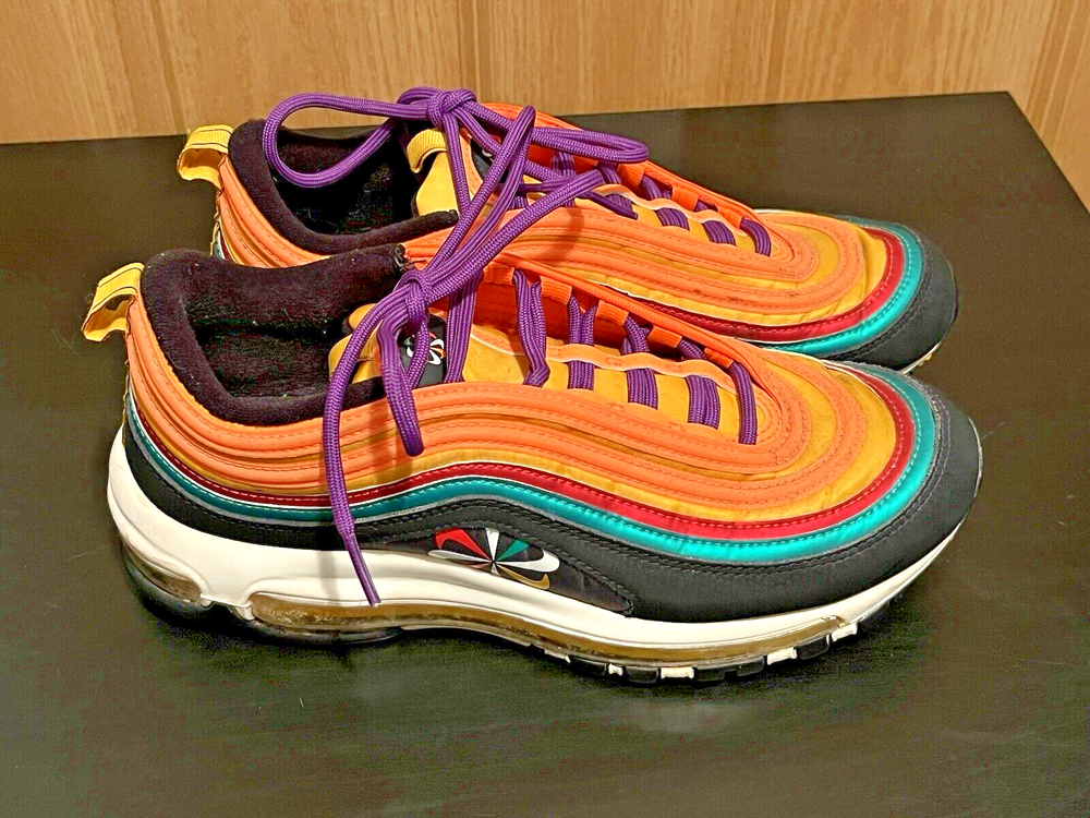 Nike Air Max 97 Sunburst Mens Size 8 Running Sneakers