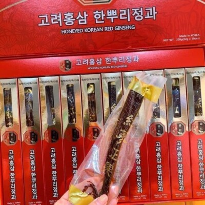 Honeyed  Korean Red Ginseng Roots  220g (22g X 10pcs) Without Box
