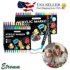 12/26Pcs Waterproof Permanent Marker Pen Car Tyre Tire Tread Rubber Water-Based