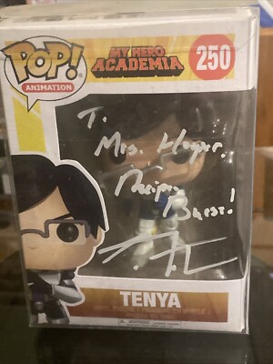 Funko Pop My Hero Academia Tenya 250 J Michael Tatum signed