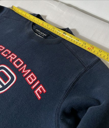 Vintage ABERCROMBIE Gym Issue 092 Pullover Sweatshirt Dark Blue Size S - Picture 3 of 7