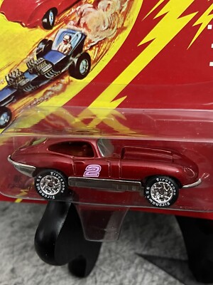 Johnny Lightning Commemorative Custom Jaguar XKE Red 1/3500