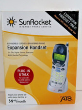 ATS SunRocket Internet Phone 2.4GHz DSS, With adapter and Built-in Router, 6011S