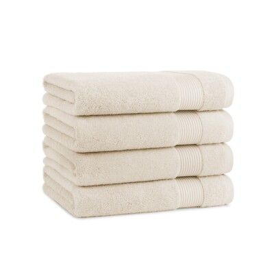 Host & Home Bath Towel 4 Pack, Color Options, 600 GSM, 27x54, Soft Cotton Towels