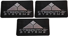 Terminator Movie Cyberdyne Systems Set of Three 5 1/4" Wide Embroidered Patches