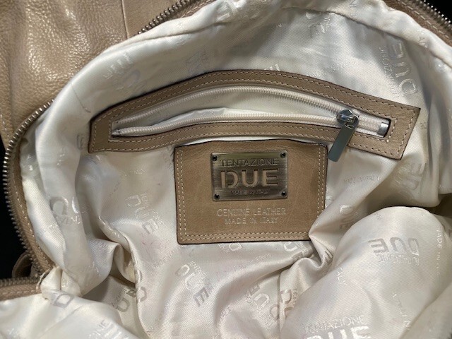 TENTAZIONE DUE テンタジョーネデューエ 本革 レザー トートバッグ TENTAZIONE DUE テンタジョーネデューエ 本革 レザー トートバッグ
