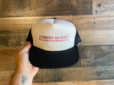 Carpet Outlet Snapback Hat VTG Foam Front Cap Trucker Seven Mile Abingdon Mens
