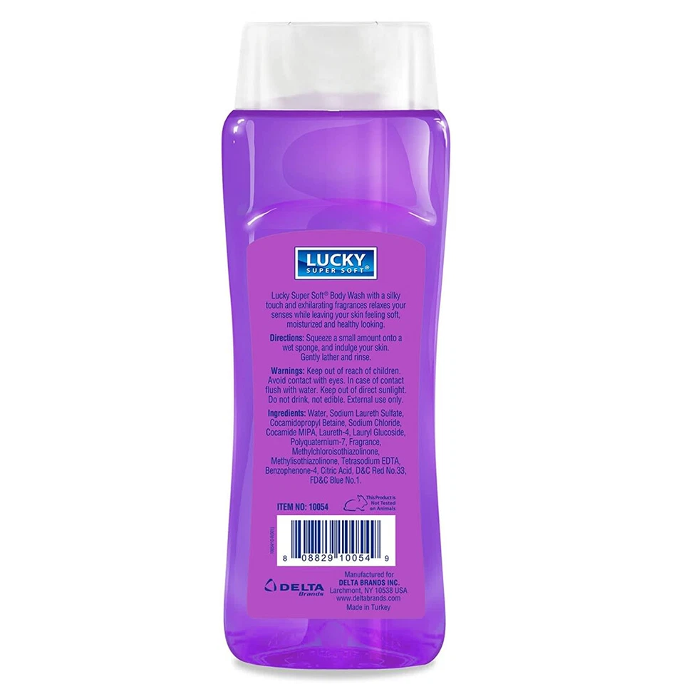 Jabón corporal Lucky Super Soft Revive. Calmante e hidratante. Lavanda. 15 fl.oz Foto 2 de 3
