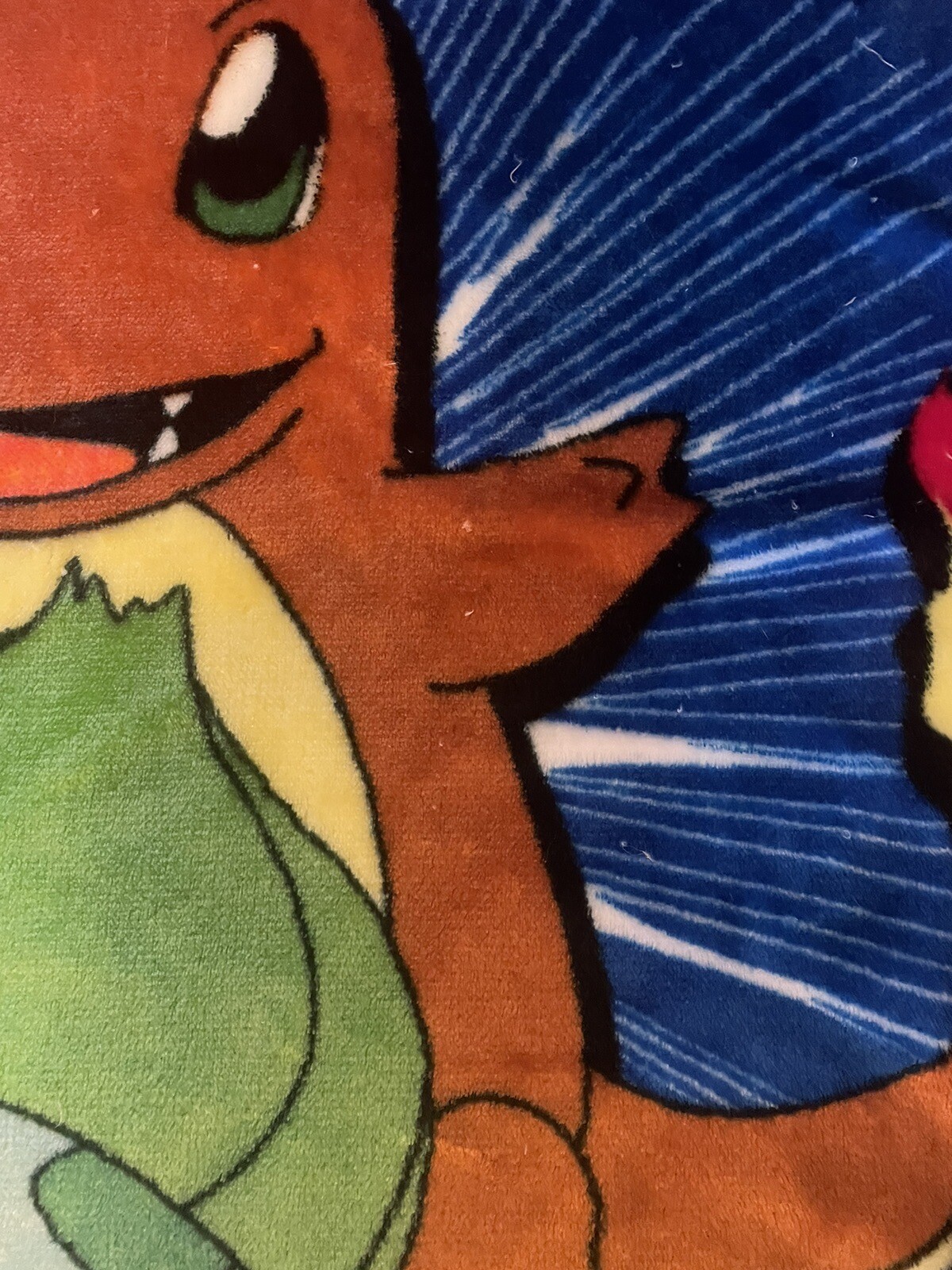 Vintage Pokemon Blanket Throw Northwest Company 50X60 Gotta Catch Em