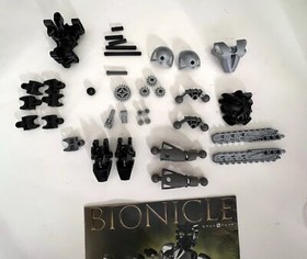 WoW~ Lego Bionicles # 8466 Onua Nuva Toa 100% Complete in Canister & Manual