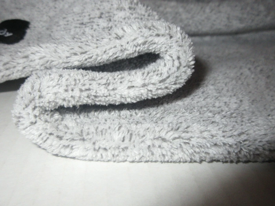 2 Toallas de Bambú Gimnasio Yoga Camping Secado de Cabello Viaje Ultra Suave, Gris Ligero Foto 4 de 4