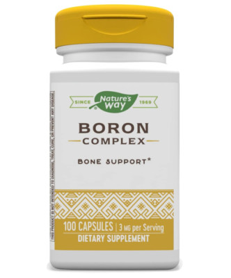 Nature's Way Boron Complex, Supports Bone Health*, 100 Capsules