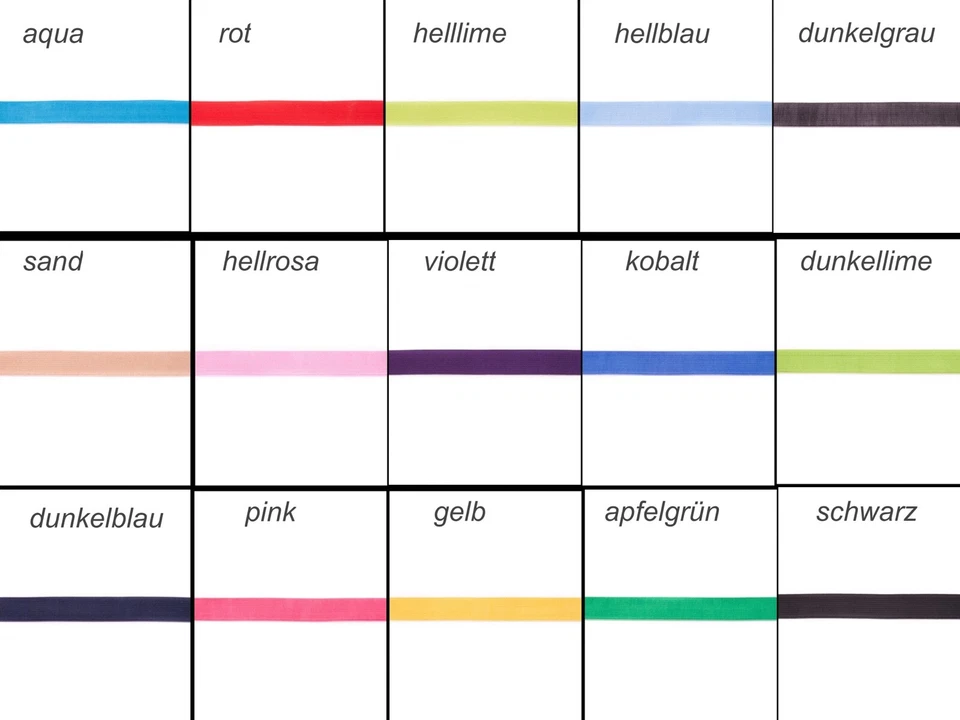 MARKENLOS Gummiband Gummilitze uni Bündel 2m 20mm