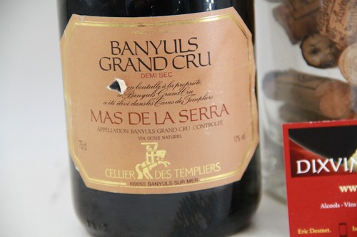 - BANYULS. GRAND CRU MAS DE LA SERRA **1985 ** CELLEIR DES TEMPIERS - Foto 2 di 4