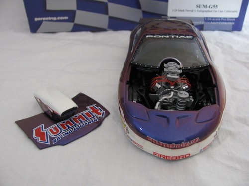 Action 1/24 NHRA 1999 Mark Pawuk Autographed Summit Racing Pontiac Pro Stock NIB - Picture 4 of 17