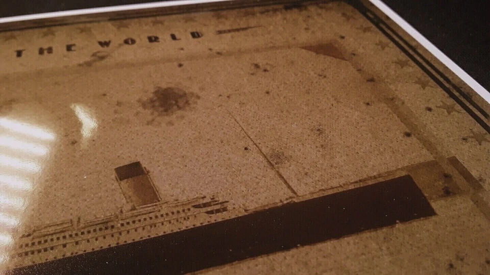 TITANIC CARBÓN MADERA RÚSTICO/CASCO ACERO piezas genuinas reliquias artefactos piezas de Foto 4 de 4