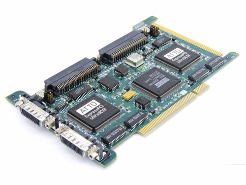Atto 0038-Finl-001 Express PCI Ultra SCSI Dual Lfh60 Controller Card 0038-Pcbx