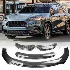 For Honda HR-V 2016-2024 Carbon Fiber Front Bumper Lip Spoiler Splitter Kit