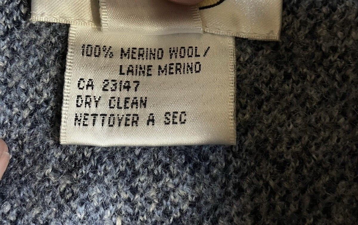 TALBOTS Womens Merino Wool Patchwork Whipstitch F… - image 4