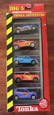 Vintage 2000 Maisto Tonka Big 5 Adventure Die Cast 1:64 Car Truck Set #12128