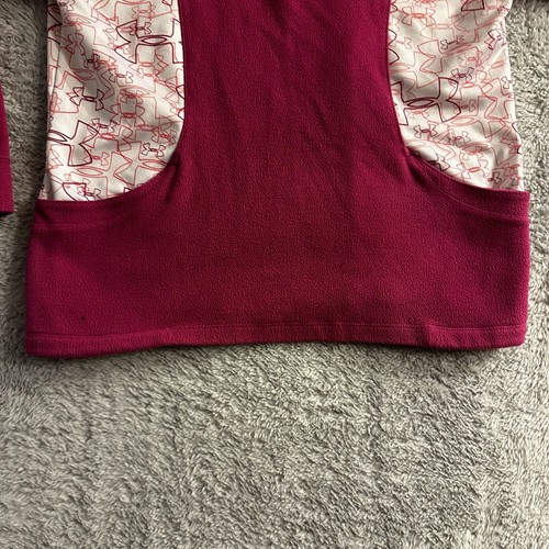 Under Armour Youth Large Pink Fleece 1/4 Zip Sweater Pull Over - Picture 5 of 12