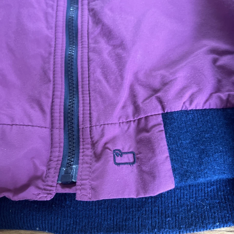 Chaqueta Bomber Mujer Vintage Años 80 Forrada a Cuadros Lana EE. UU. Y2K Talla Grande Berry Foto 2 de 4