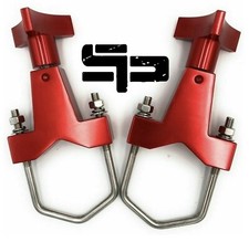 Red Hi-lift Jack Tube Mount 1-2.5 Roundsquare Jeep Rzr Offroad Polaris
