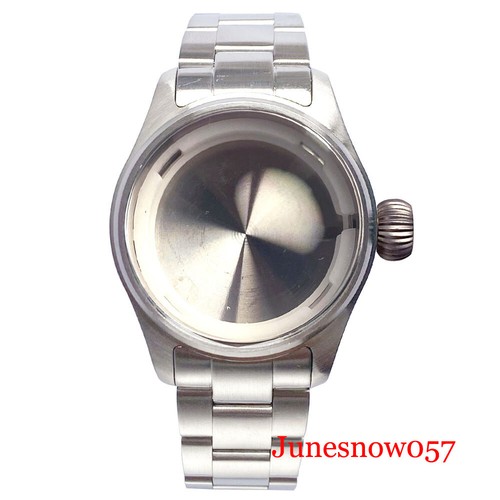 Polit Watch Case 39MM Big Crown Fit NH34 NH35 NH36 ETA2824 PT5000 Sapphire Glass - Picture 21 of 30