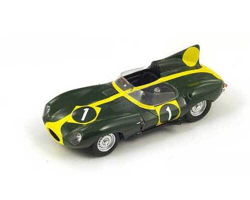 1:43 Spark Jaguar D Spider #1 Suzuka 1963 F.Francis Green Yellow SJ017 Model - Picture 1 of 2