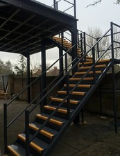 New Mezzanine Floor Staircase Mezz Floor Used Mezz Floor Steel Staircase
