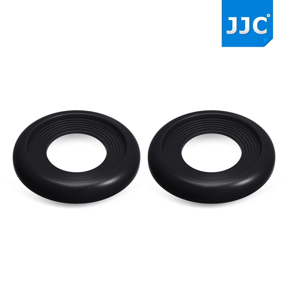JJC 2pcs Silicone Soft Eyecup Eyepiece Viewfinder for Fujifilm Finepix X-PRO2 - Image 3 of 4