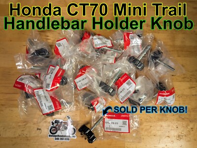 Handlebar - 1x Knob OEM Honda 53740098970 - CT70 Mini Trail 1969 - 1978